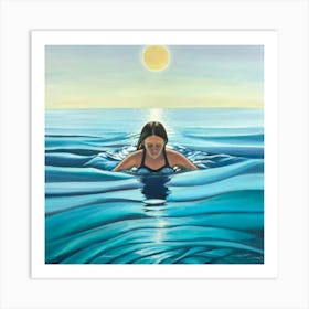 Swimming Art 2 Art Print