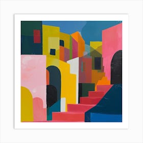 Abstract Travel Collection Algeria 8 Art Print