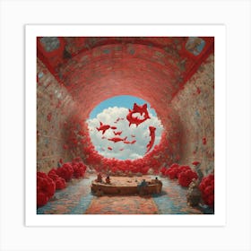 'The Red Room' Art Print