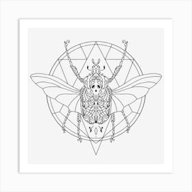 Mandala Insect 10 Art Print