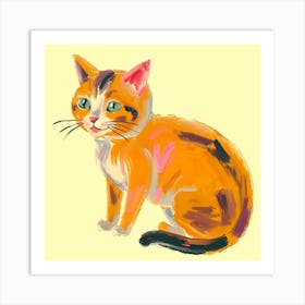 Orange Tabby Cat 2 Art Print