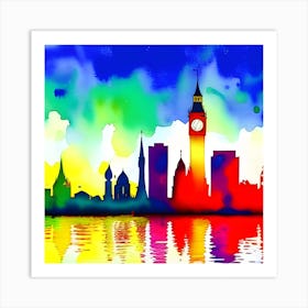 London Skyline Art Print