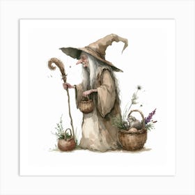The Old Witch Art Print