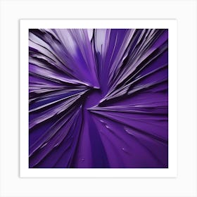 Abstract Purple Painting Art Print