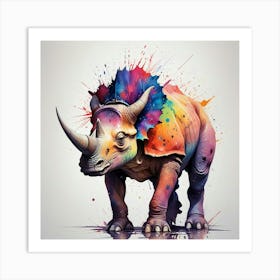 Rhino 3 Art Print