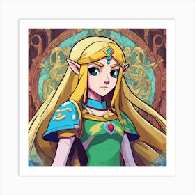 Legend Of Zelda Art Print