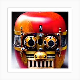 Steampunk Apple Art Print