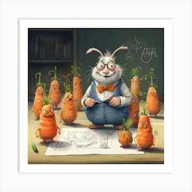 Carrots 9 Art Print