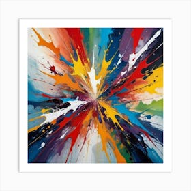 Abstract Painting 117 Art Print