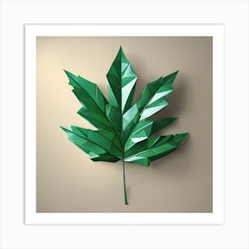 Green Leaf 1 Art Print