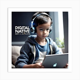 Digital Native 4 Art Print