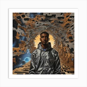 'Space Tunnel' Art Print