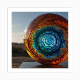 Spherical Sphere Art Print