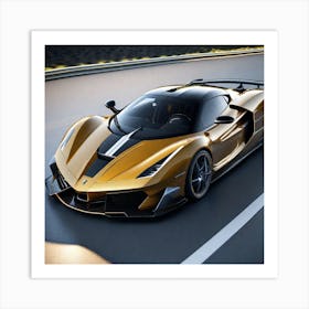 Ferrari F12 Supercar Art Print