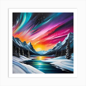 Aurora Borealis 107 Art Print