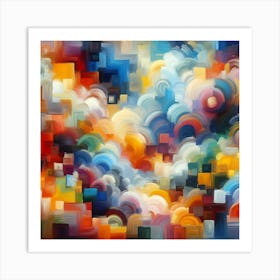 Abstract Painting 122 Art Print