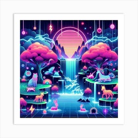 Pixel Art 1 Art Print