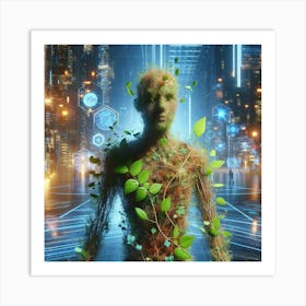 Futuristic Man Art Print