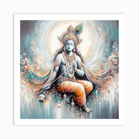 Lord Krishna 17 Art Print