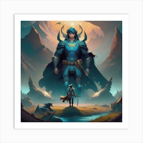 Epic Fantasy Quest Art Print