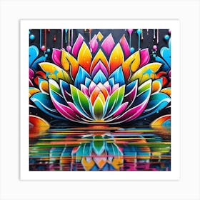 Lotus Flower 41 Art Print