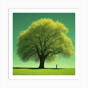 minimalistic Tree Art Print