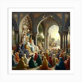 Islamic Prayer 4 Art Print