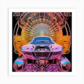 Futuristic Car 13 Art Print