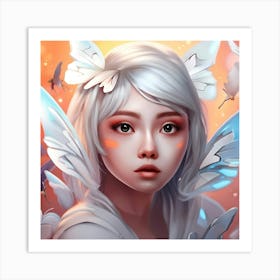 Fairy With Wings Art Print