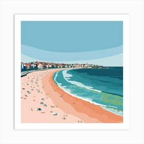 Beach In Sydney Art Print