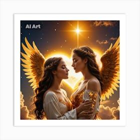 Angels 2 Art Print