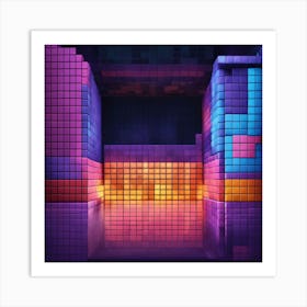 Tetris Art Print