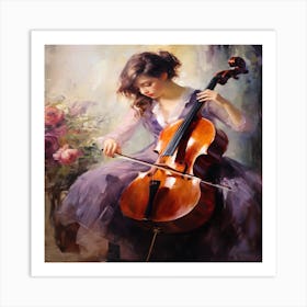 Cello Art Print