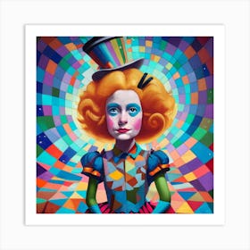 Who's In Wonderland? Art Print