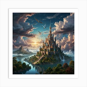 Castle In The Sky 1 Art Print