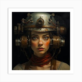 Steampunk Girl 38 Art Print