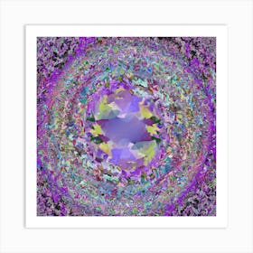 Purple Fractal Poster