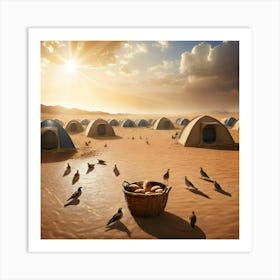 Desert Scene Art Print