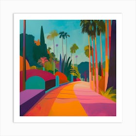 Abstract Park Collection Balboa Park San Diego 4 Art Print