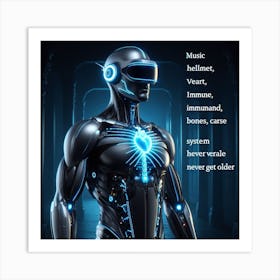 Humanoid Robot 2 Art Print