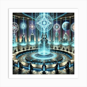 A High Tech, Futuristic Depiction Of The Archon Co Art Print