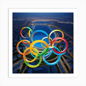 Olympic Rings 3 Art Print