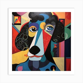 Abstract Dog 4 Art Print