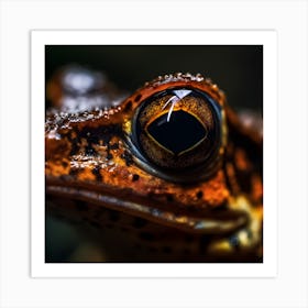 Eye Of A Frog Art Print