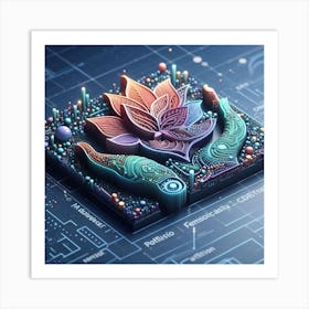 Lotus Flower Art Print