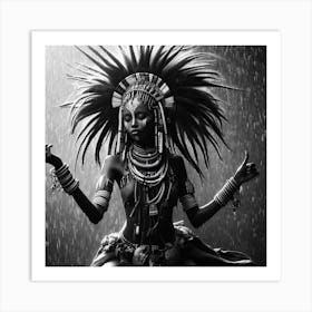 African Dancer 2 Art Print