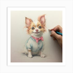 Cute Chihuahua Art Print