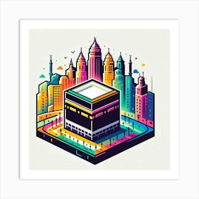 Mecca's Kaaba 4 Art Print