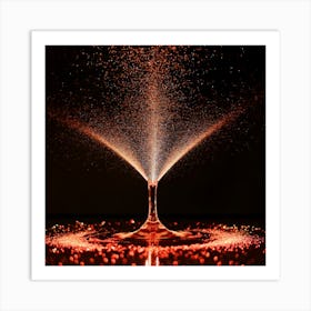 A Slowmotion Video Capturing The Dynamic Moveme Art Print