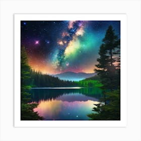 Galaxy Wallpaper 42 Art Print